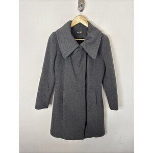Soia & Kyo Gray Woman S Wool Blend Overcoat Zip Long